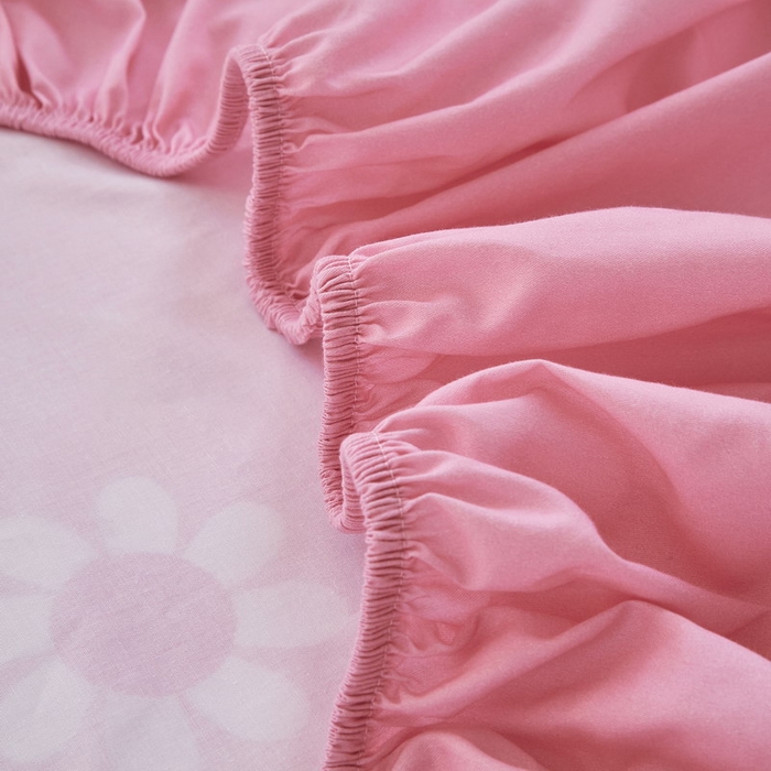 91家纺网 家纺一手货源 找家纺 蘭菲家纺 2026新款全棉纯棉大版卡通单床笠床笠单件-小马宝莉 粉色.宝莉