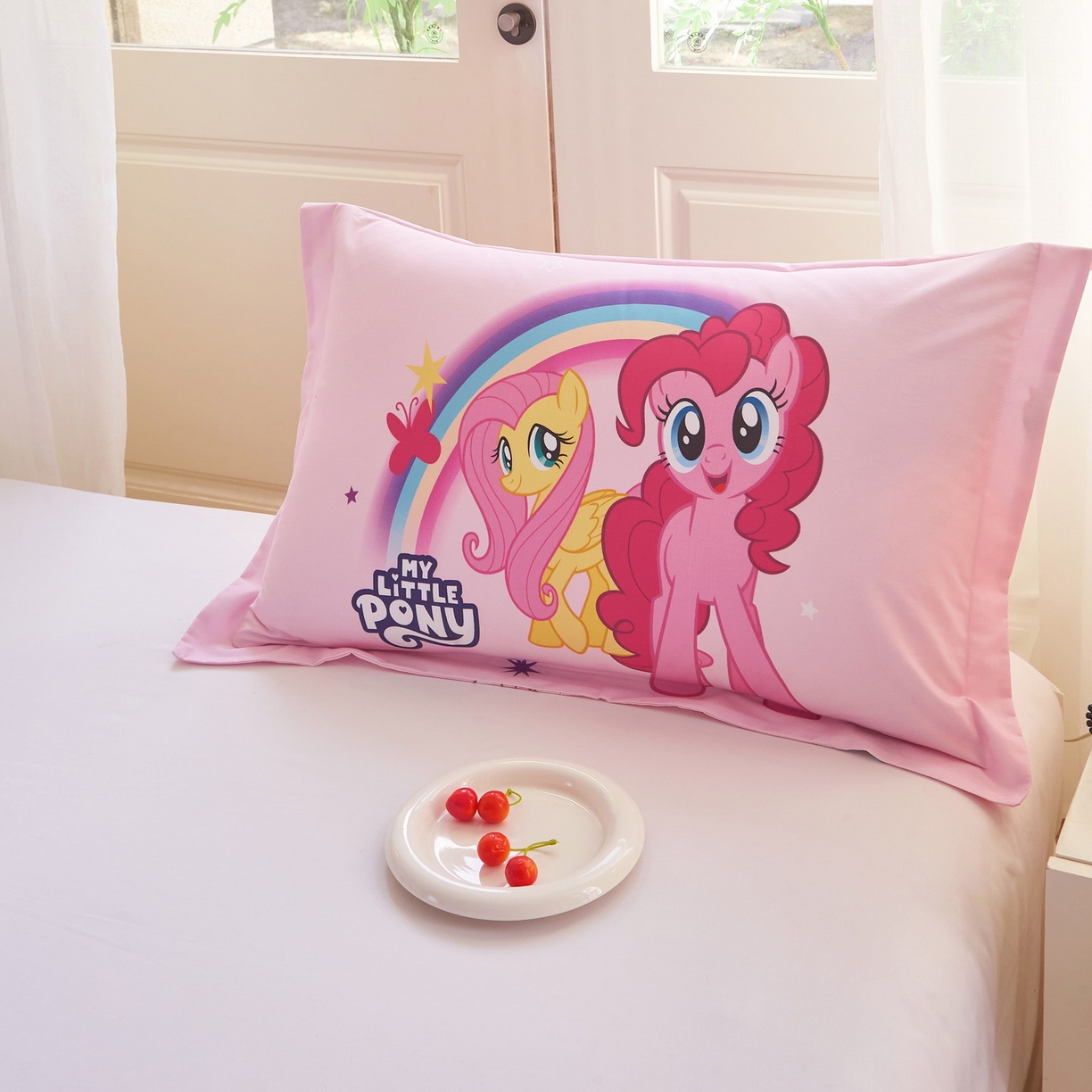 91家纺网 家纺一手货源 找家纺 （总）蘭菲家纺 2026新款全棉纯棉大版卡通单枕套枕套单件-小马宝莉