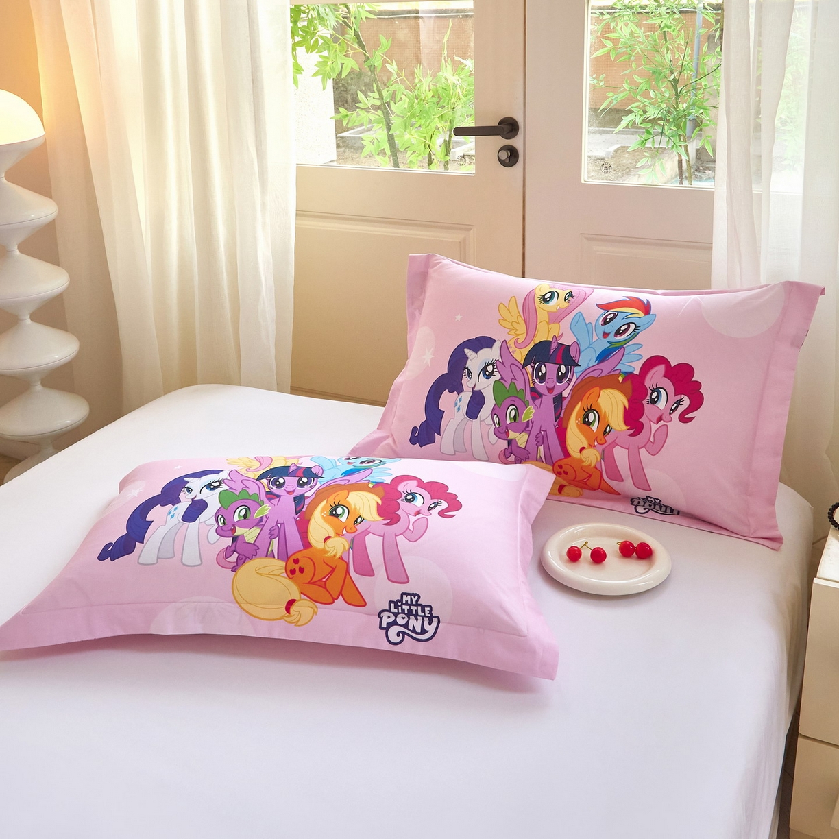 91家纺网 家纺一手货源 找家纺 （总）蘭菲家纺 2026新款全棉纯棉大版卡通单枕套枕套单件-小马宝莉