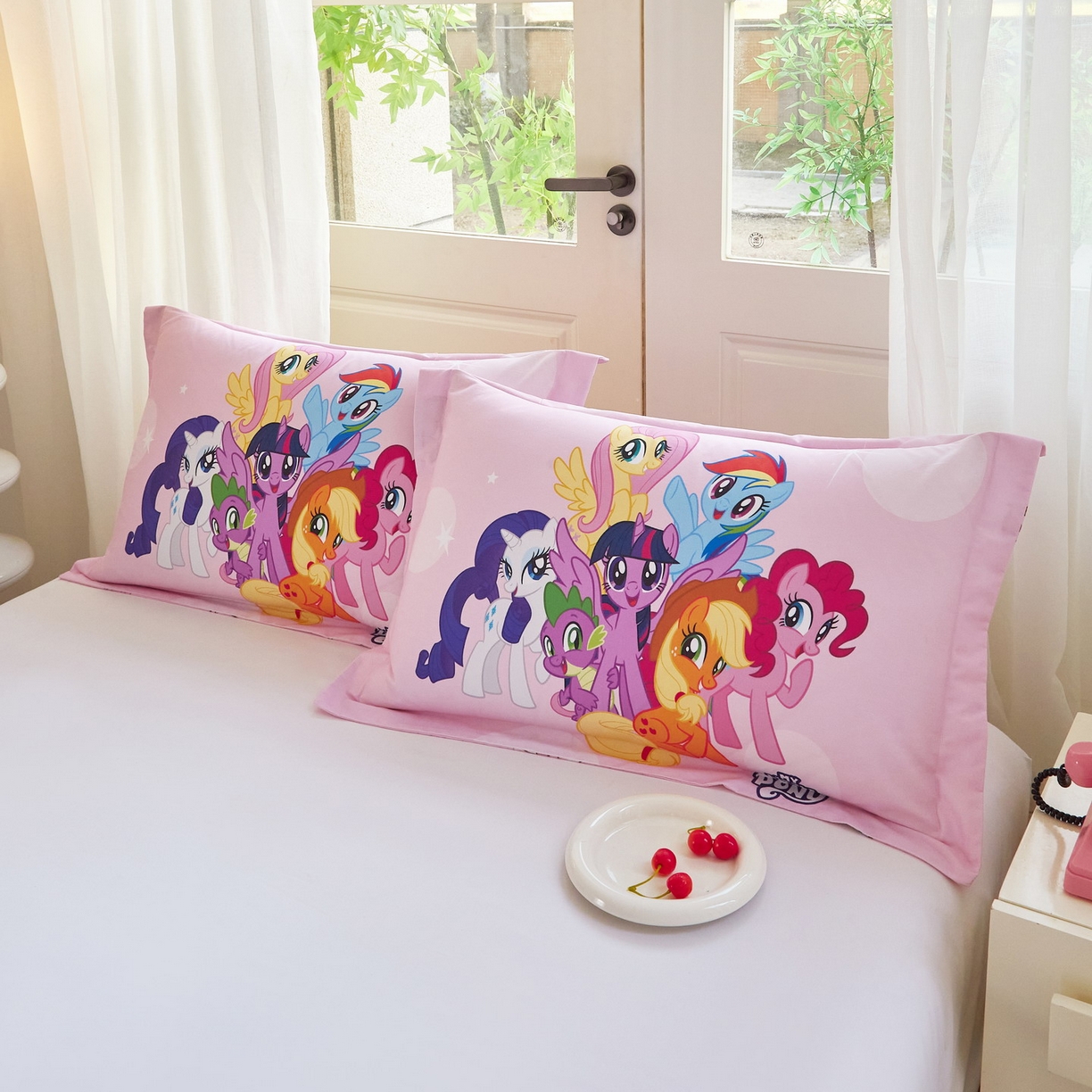 91家纺网 家纺一手货源 找家纺 （总）蘭菲家纺 2026新款全棉纯棉大版卡通单枕套枕套单件-小马宝莉