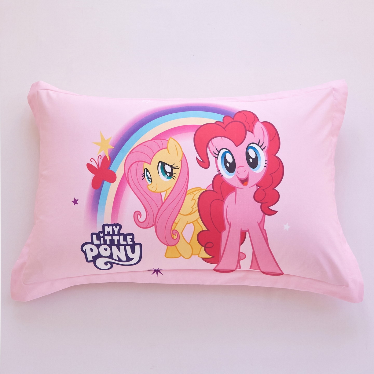 91家纺网 家纺一手货源 找家纺 蘭菲家纺 2026新款全棉纯棉大版卡通单枕套枕套单件-小马宝莉 伙伴宝莉