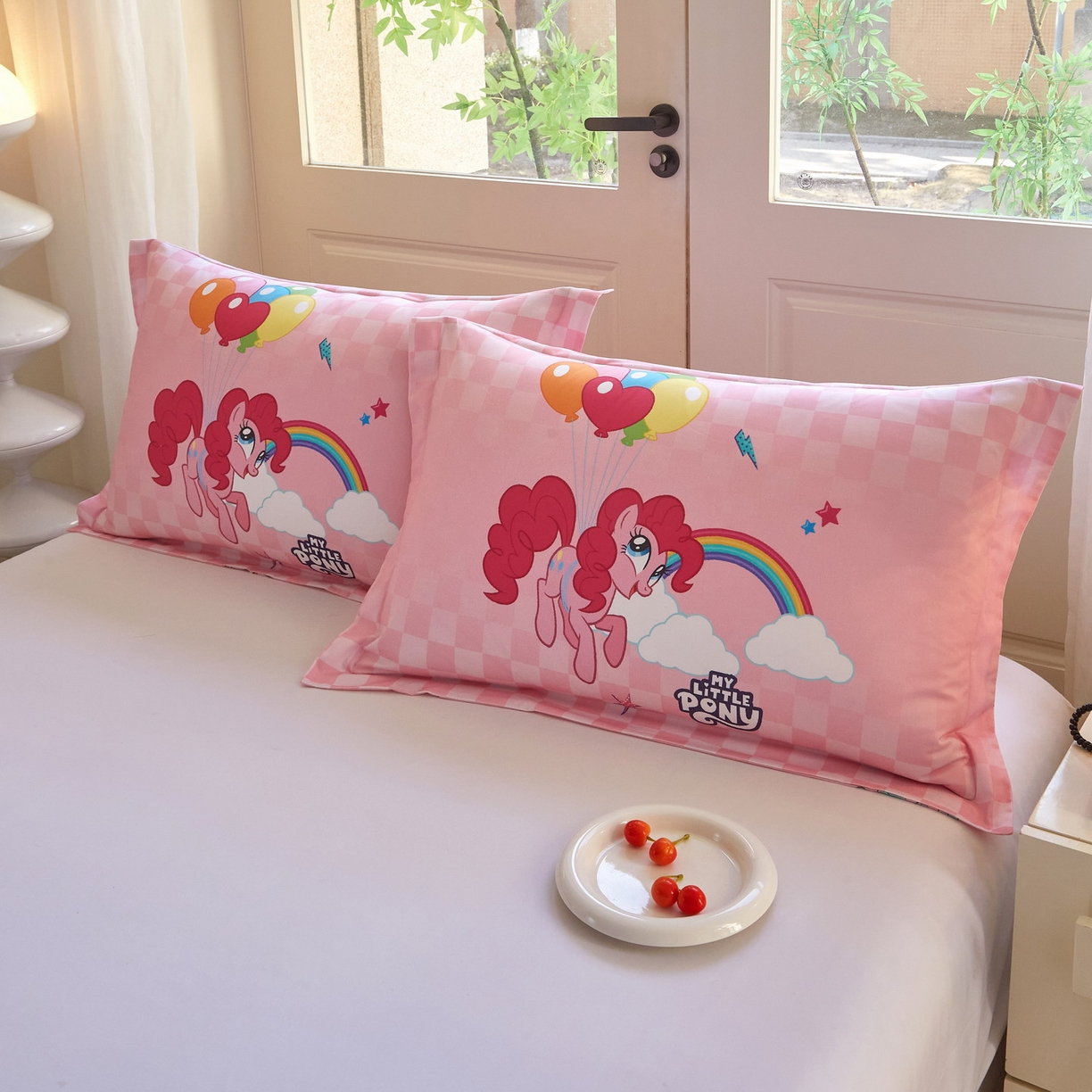 91家纺网 家纺一手货源 找家纺 蘭菲家纺 2026新款全棉纯棉大版卡通单枕套枕套单件-小马宝莉 摩登.宝莉