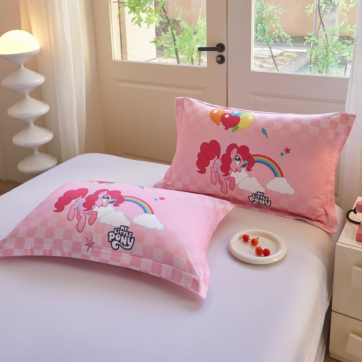 91家纺网 家纺一手货源 找家纺 蘭菲家纺 2026新款全棉纯棉大版卡通单枕套枕套单件-小马宝莉 摩登.宝莉