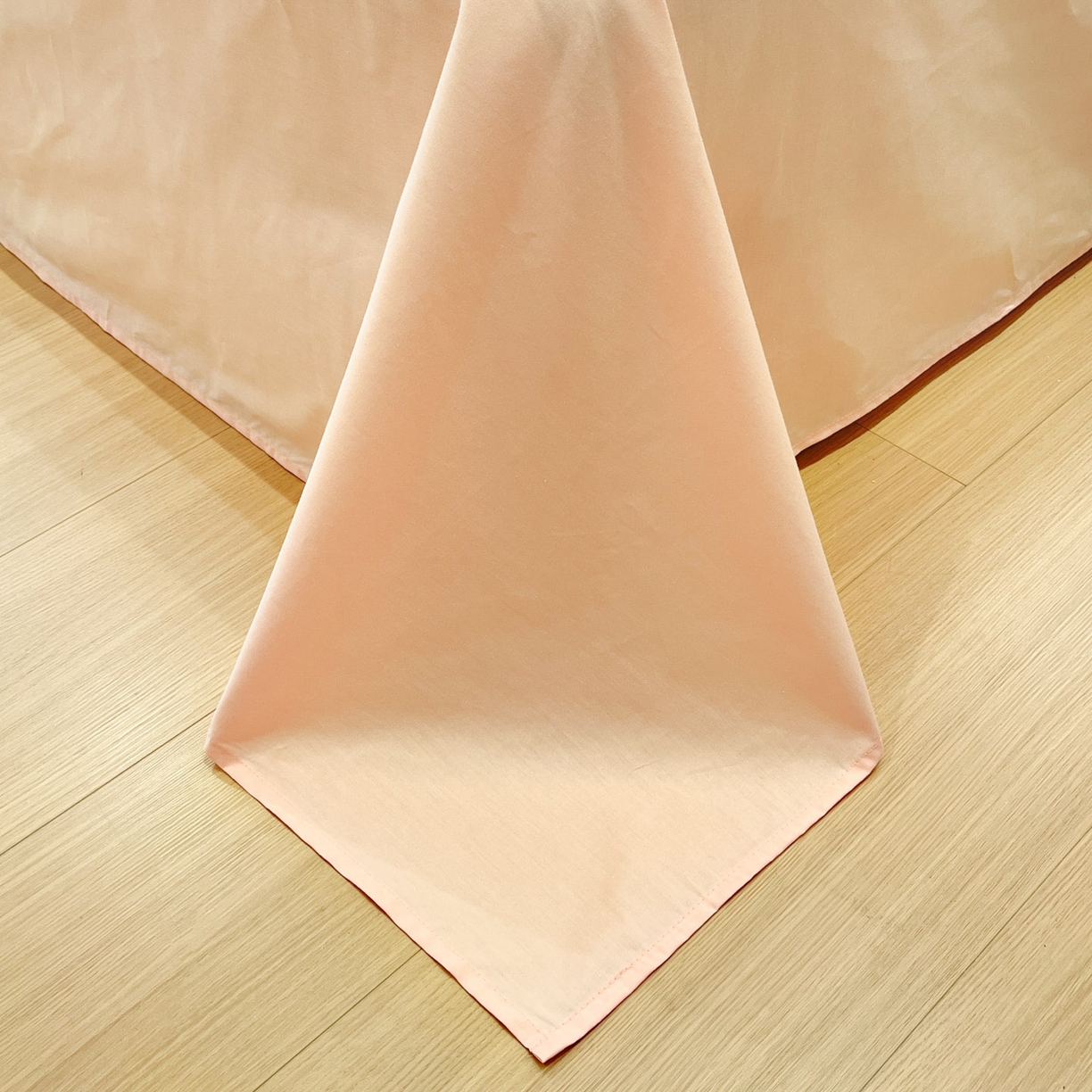 91家纺网 家纺一手货源 找家纺 莱茵家居 2026新款A类60支全棉纯棉复古美拉德色织提花四件套-慕星系列 慕星-浅粉