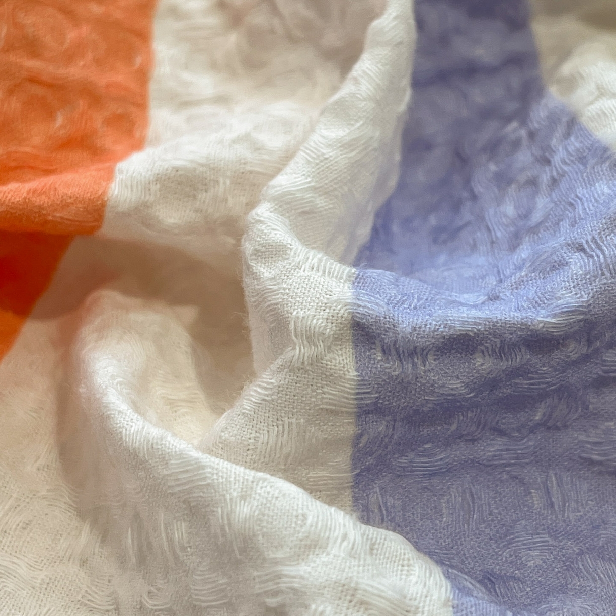 91家纺网 家纺一手货源 找家纺 莱茵家居 2026新款A类全棉华夫格印花贝壳边套件-华夫系列 华夫-枫糖紫