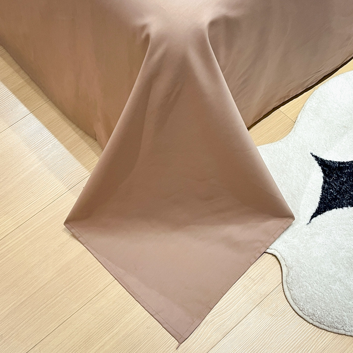 91家纺网 家纺一手货源 找家纺 莱茵家居 2026新款A类全棉华夫格印花贝壳边套件-华夫系列 华夫-蓝莓