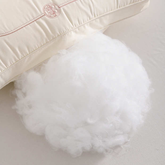 91家纺网 家纺一手货源 找家纺 雅晨枕芯 2026新款绣花款遇见锦鲤分区定型枕学生枕头成人枕芯 遇见锦鲤-白色一对装