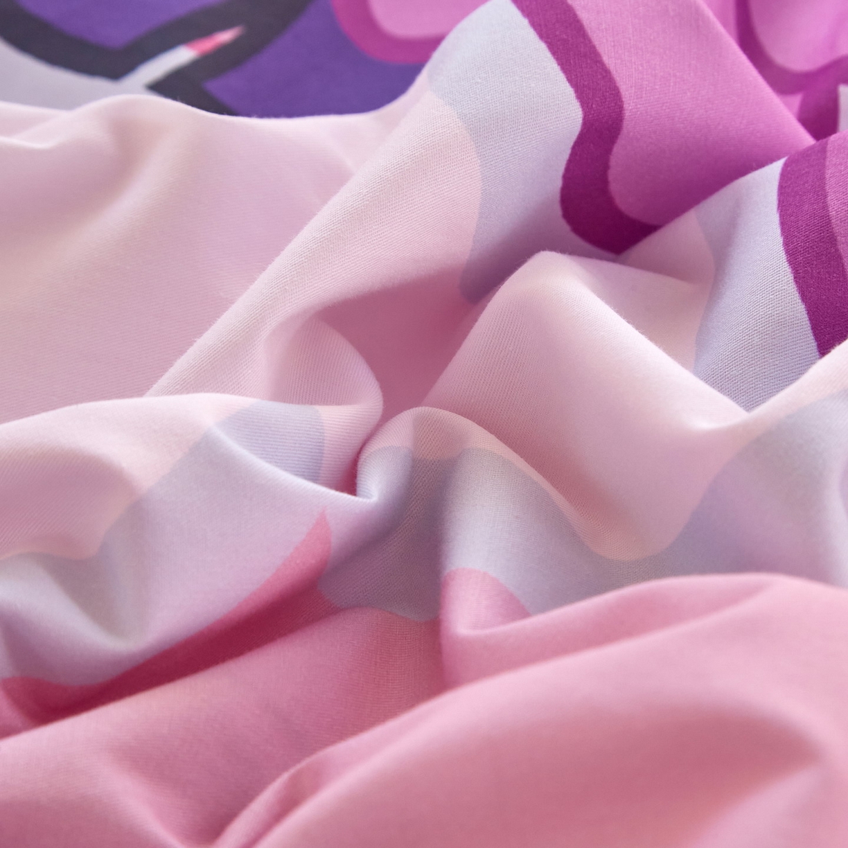 91家纺网 家纺一手货源 找家纺 蘭菲家纺 2026新款全棉纯棉大版卡通四件套-小马宝莉 飞翔.宝莉