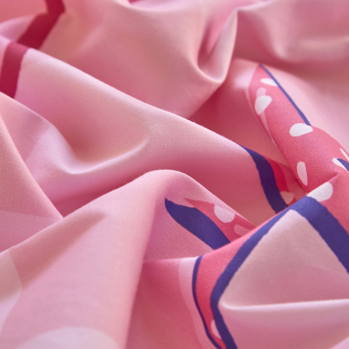 91家纺网 家纺一手货源 找家纺 蘭菲家纺 2026新款全棉纯棉大版卡通四件套-小马宝莉 摩登.宝莉