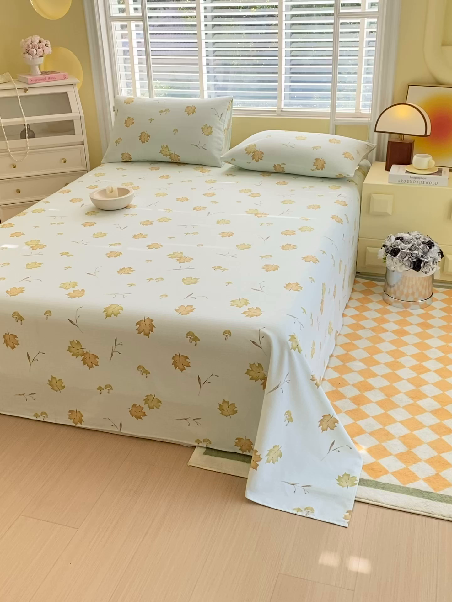 91家纺网 家纺一手货源 找家纺 （总）爱彼家纺 2026新款全棉纯棉老粗布凉席单床单席子床单三件套-系列三