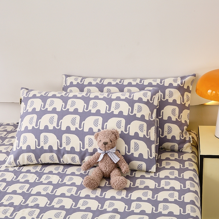 91家纺网 家纺一手货源 找家纺 爱彼家纺 2026新款全棉纯棉老粗布凉席单床单席子床单三件套-系列三 华夫格-大象大象