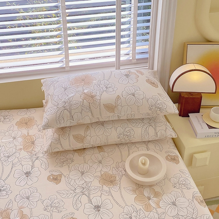 91家纺网 家纺一手货源 找家纺 爱彼家纺 2026新款全棉纯棉老粗布凉席单床单席子床单三件套-系列三 华夫格-芳华