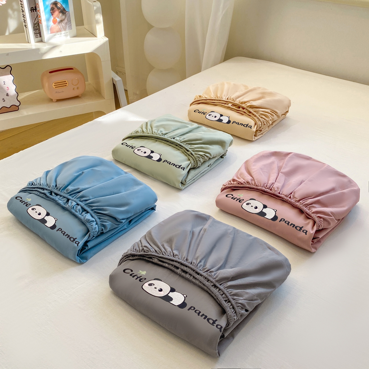 91家纺网 家纺一手货源 找家纺 （总）恋人优选 2026新款爬爬熊刺绣全棉纯棉单床笠床笠单件（专版花型 盗版必究）