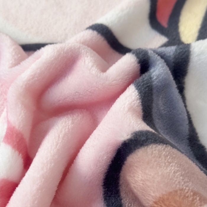 91家纺网 家纺一手货源 找家纺 潮邦创意家居 2026新款星眠绒单层双面球毯-BubbleTots巴波布布独家授权-第一批 控价：100*150cm不得低于69元 150*200cm不得低于89元 巴波众萌