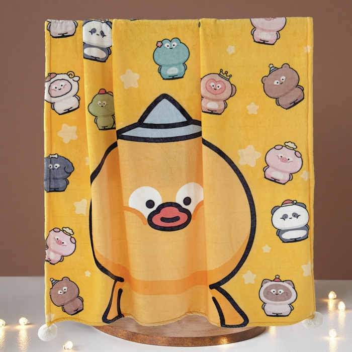 91家纺网 家纺一手货源 找家纺 潮邦创意家居 2026新款星眠绒单层双面球毯-BubbleTots巴波布布独家授权-第一批 控价：100*150cm不得低于69元 150*200cm不得低于89元 巴啵茨茨