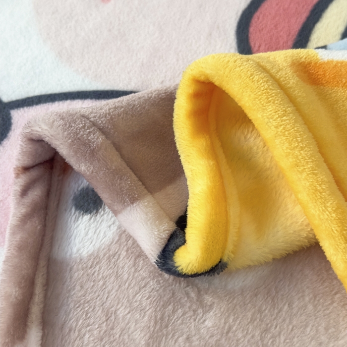 91家纺网 家纺一手货源 找家纺 潮邦创意家居 2026新款星眠绒单层双面球毯-BubbleTots巴波布布独家授权-第一批 控价：100*150cm不得低于69元 150*200cm不得低于89元 巴波众萌