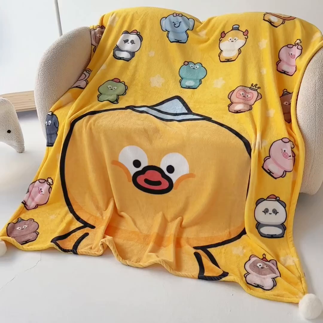 91家纺网 家纺一手货源 找家纺 潮邦创意家居 2026新款星眠绒单层双面球毯-BubbleTots巴波布布独家授权-第一批 控价：100*150cm不得低于69元 150*200cm不得低于89元 巴啵茨茨