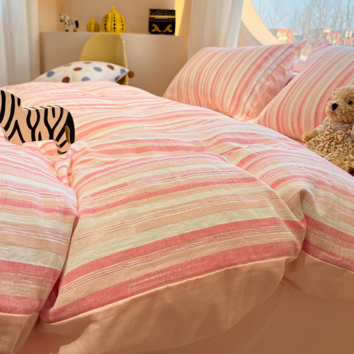 91家纺网 家纺一手货源 找家纺 （总）莱茵家居 2026新款A类全棉纯棉色织大提花四件套-恒星系列