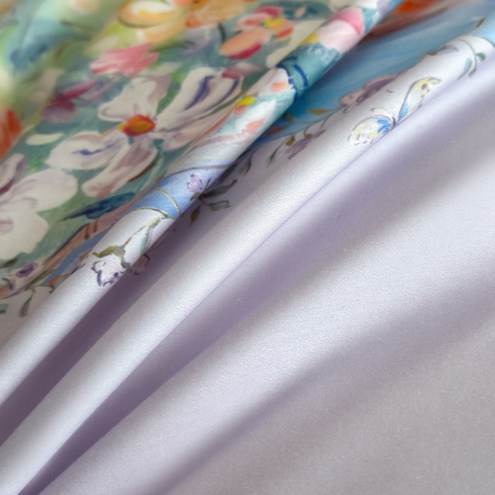 91家纺网 家纺一手货源 找家纺 禾时 2026新款全棉数码手绘油画卡通四件套 彩虹派对（紫）