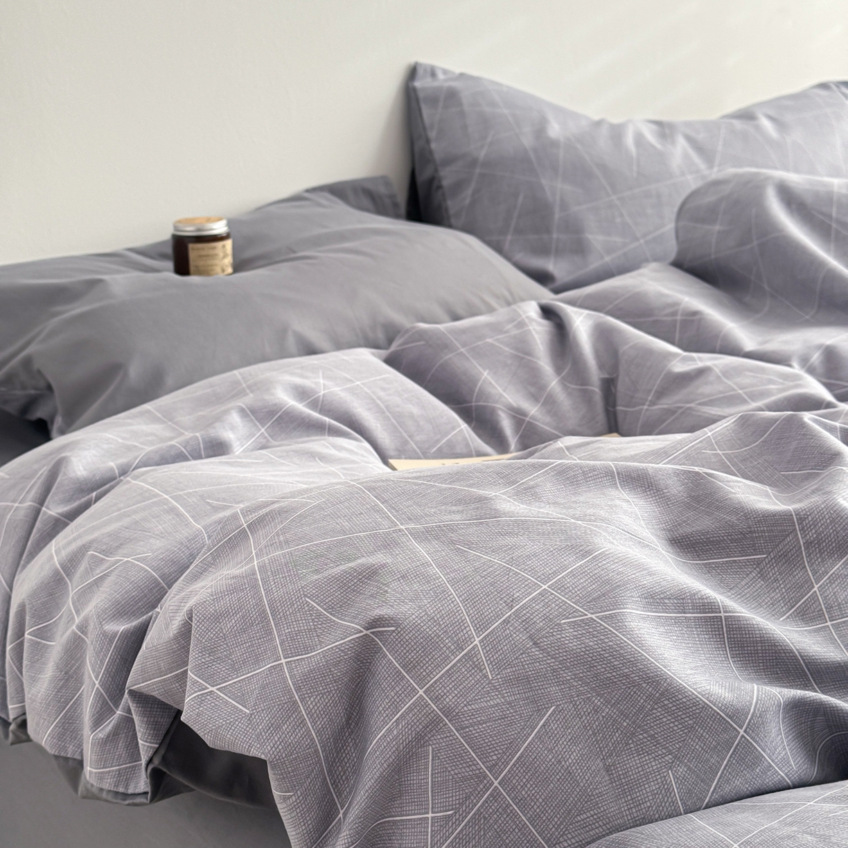 91家纺网 家纺一手货源 找家纺 （总）简宜家居（朝初家纺） 2026新款12868全棉简约纯棉四件套