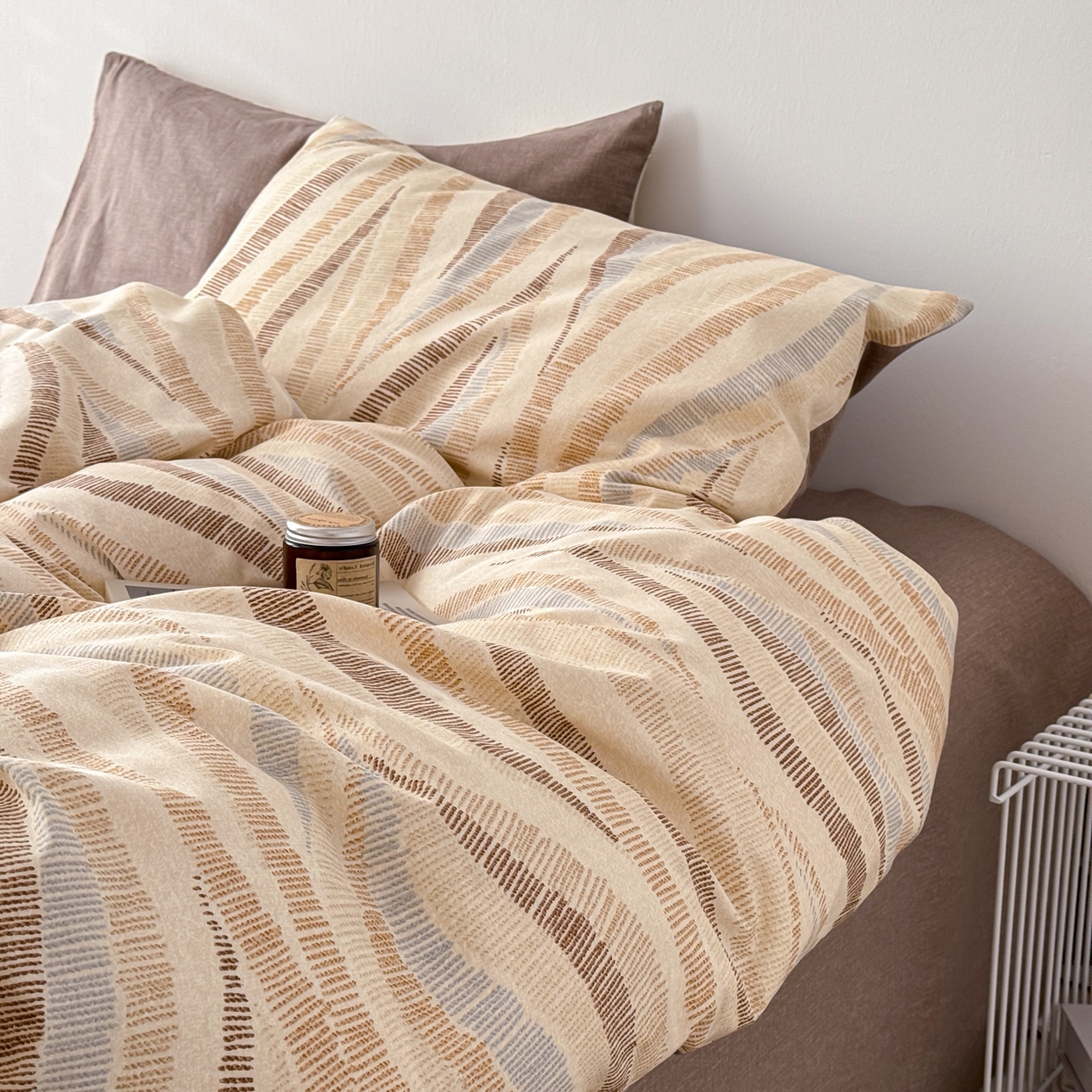 91家纺网 家纺一手货源 找家纺 （总）简宜家居（朝初家纺） 2026新款12868全棉简约纯棉四件套