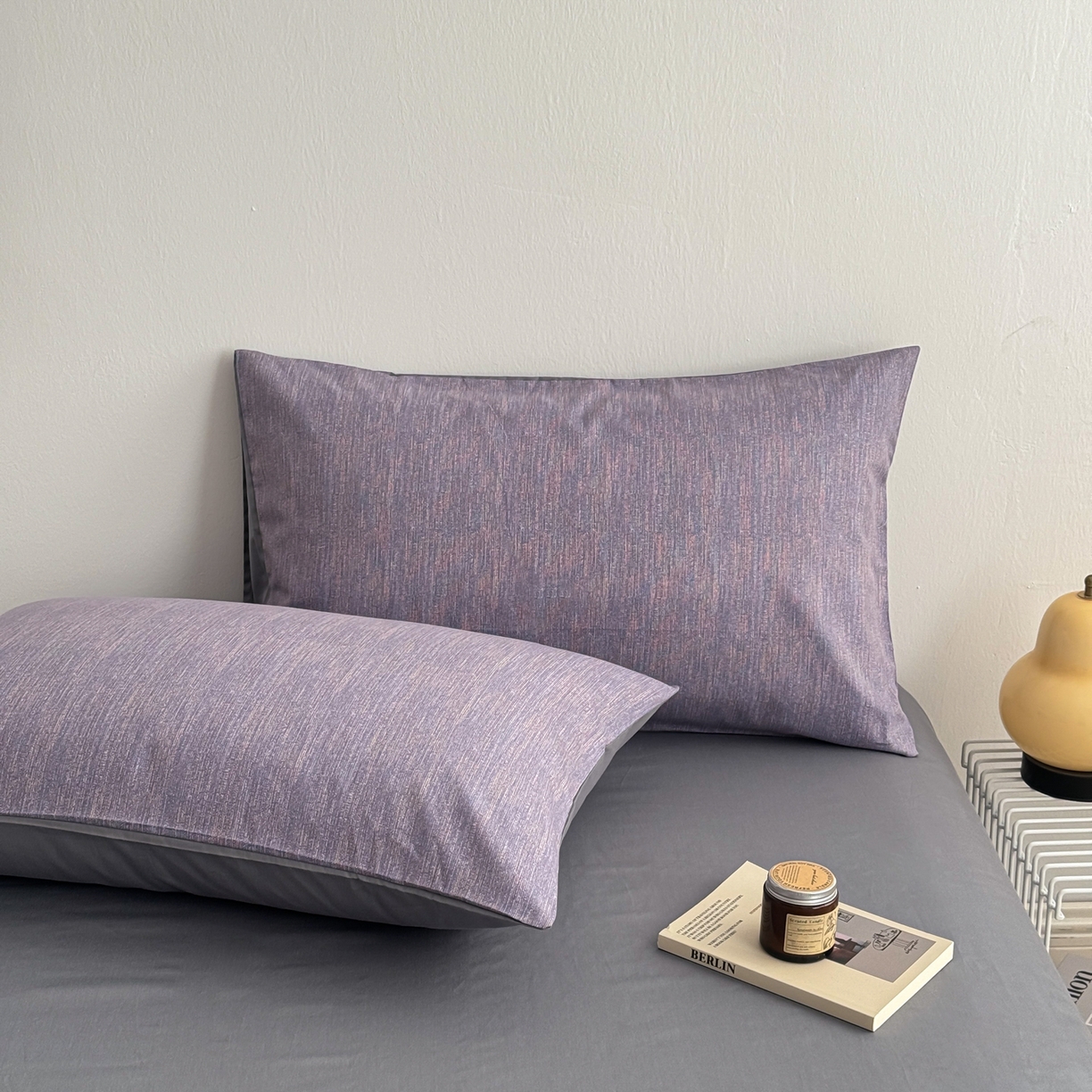 91家纺网 家纺一手货源 找家纺 简宜家居（朝初家纺） 2026新款12868全棉简约纯棉四件套 圣托里尼