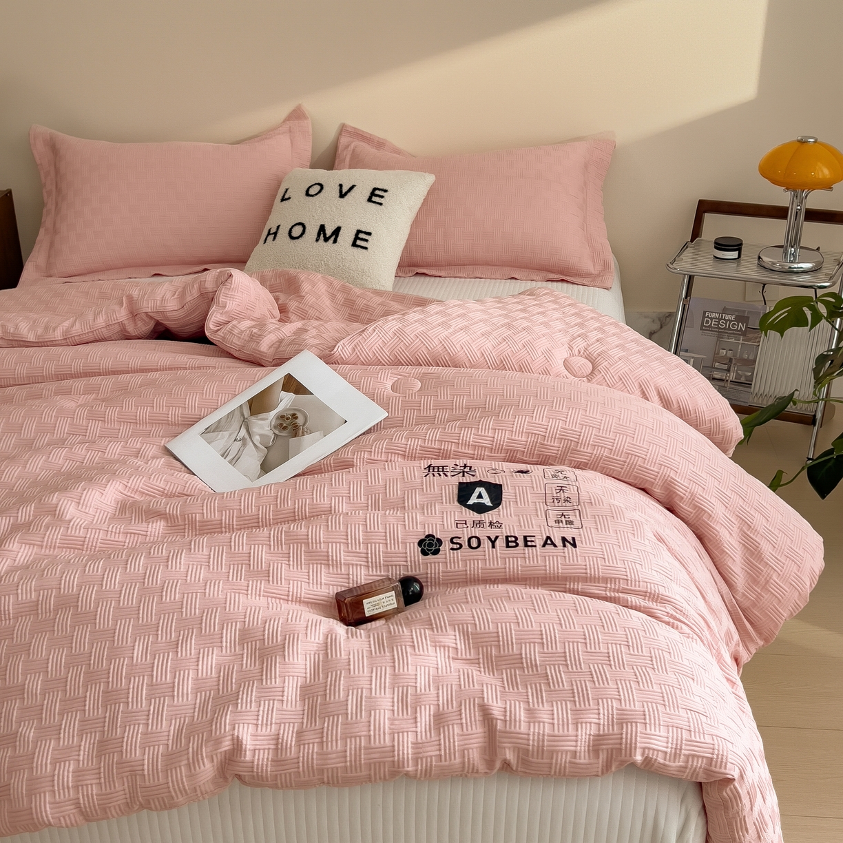 91家纺网 家纺一手货源 找家纺 （总）好尚居 2026新款烫画华夫格冬被