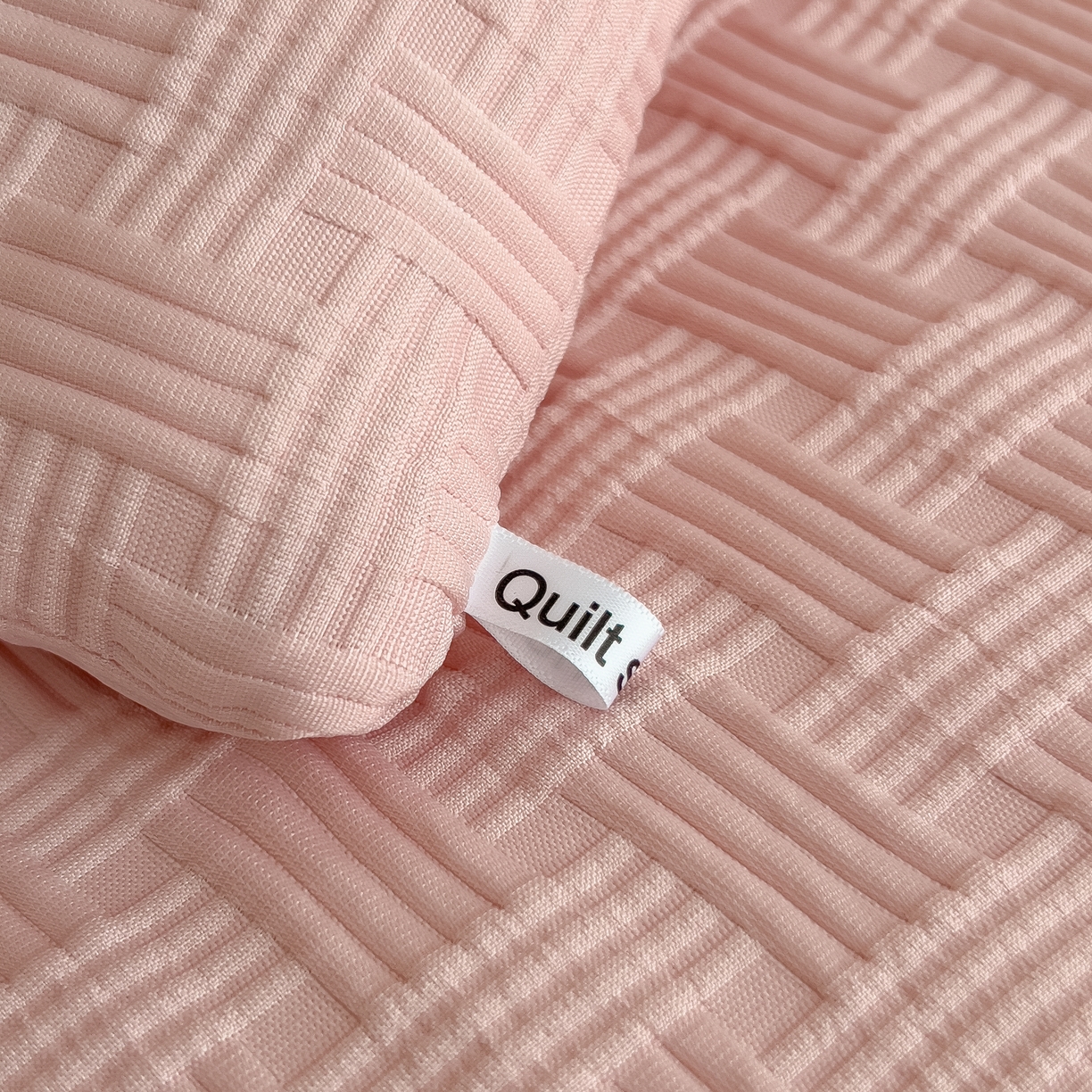 91家纺网 家纺一手货源 找家纺 好尚居 2026新款烫画华夫格冬被 纯色款☀豆沙