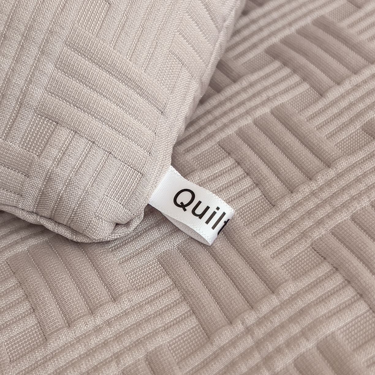 91家纺网 家纺一手货源 找家纺 好尚居 2026新款烫画华夫格冬被 纯色款☀浅灰