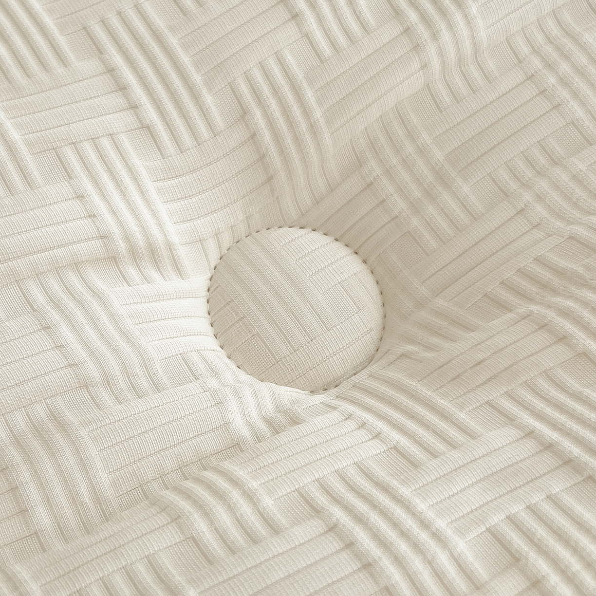 91家纺网 家纺一手货源 找家纺 好尚居 2026新款烫画华夫格冬被 双拼款☀白拼果绿