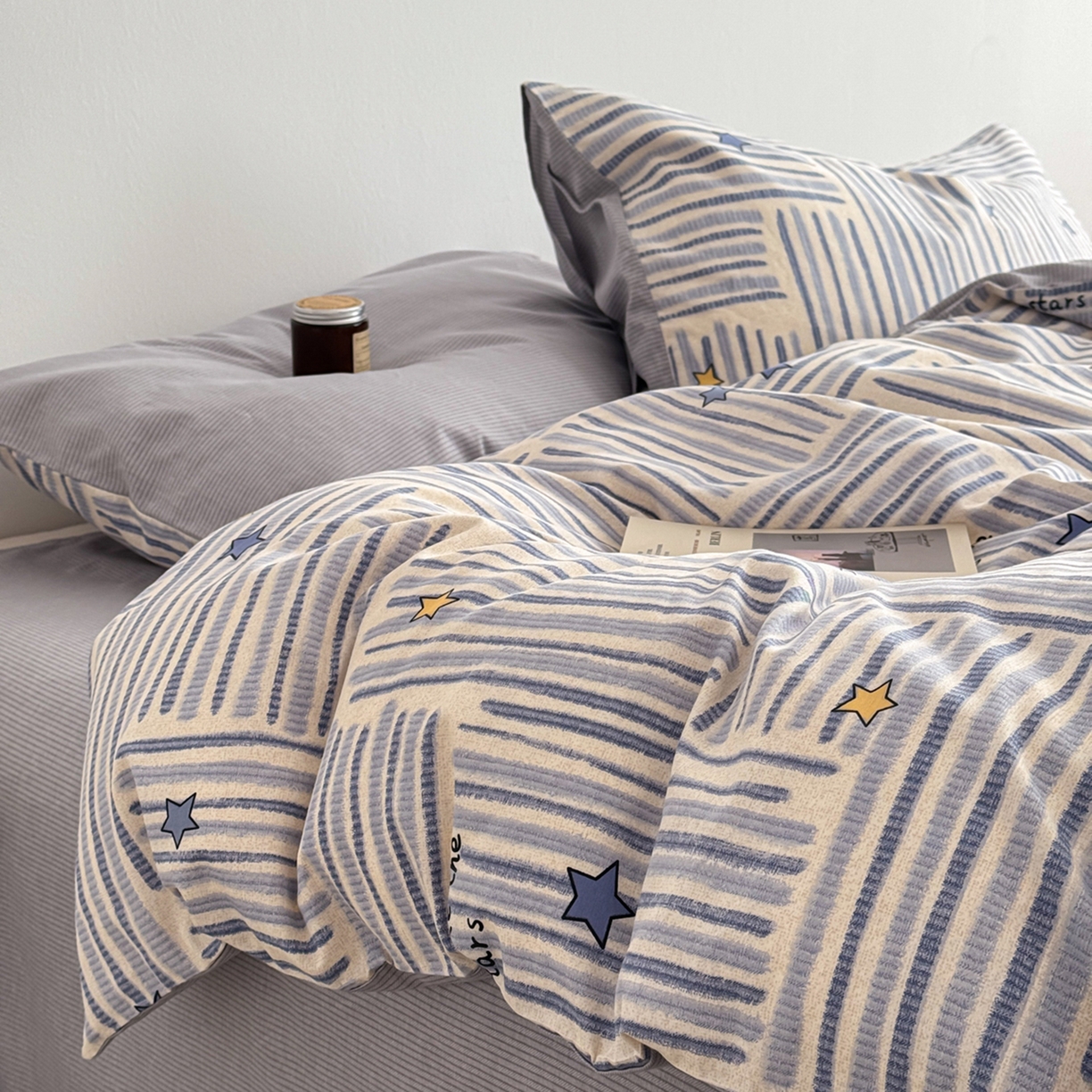 91家纺网 家纺一手货源 找家纺 （总）女子家纺 2026新款40支12868简约全棉四件套