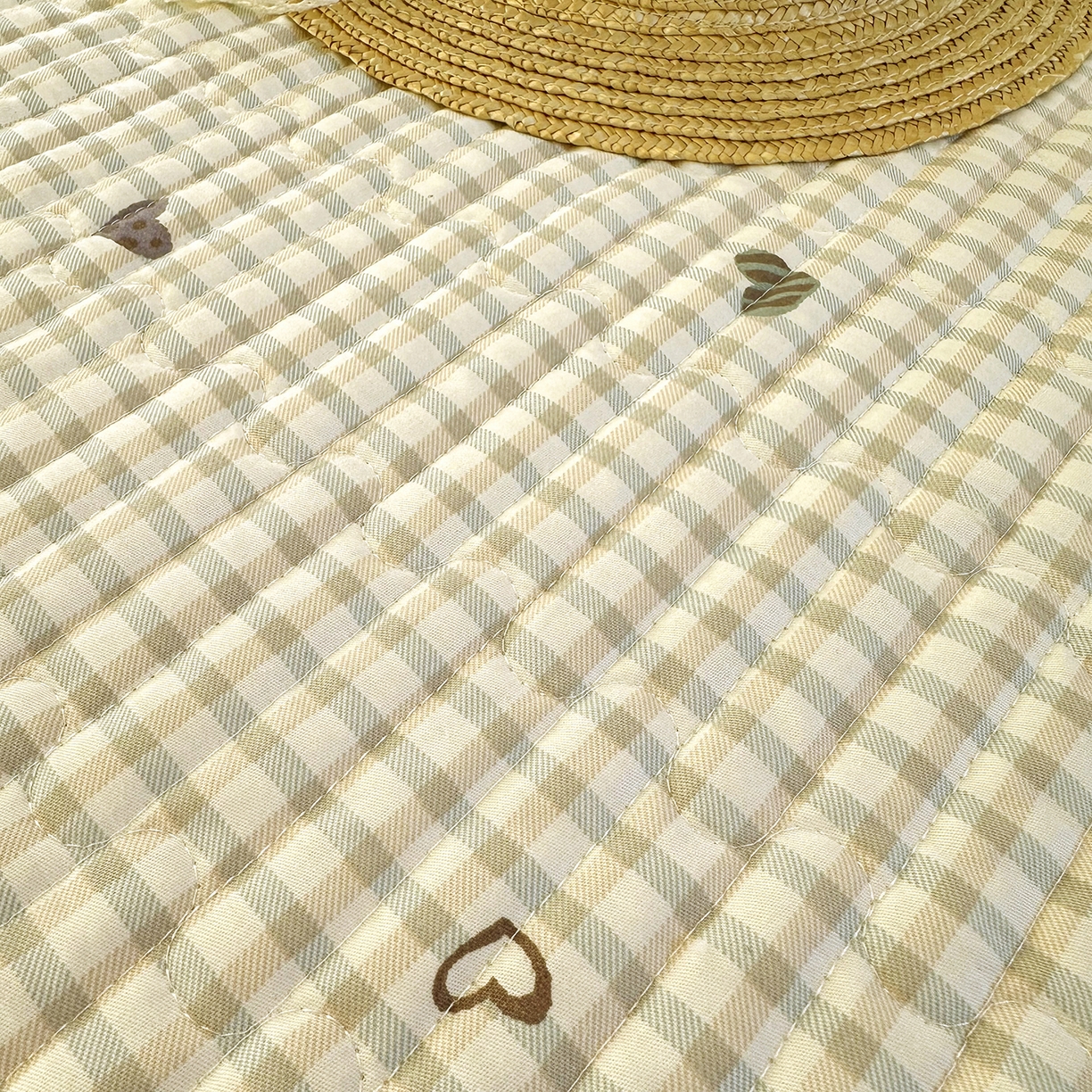 91家纺网 家纺一手货源 找家纺 美优兰 2026新款全棉13372法式花边床盖（含买家秀） 爱心格