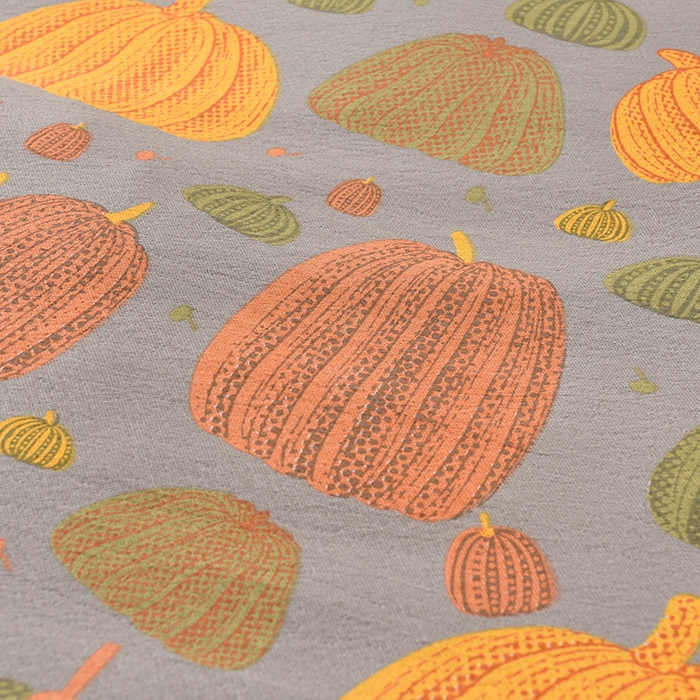 91家纺网 家纺一手货源 找家纺 大元 2026新款亲肤水洗棉双层纱提花四件套 多彩南瓜