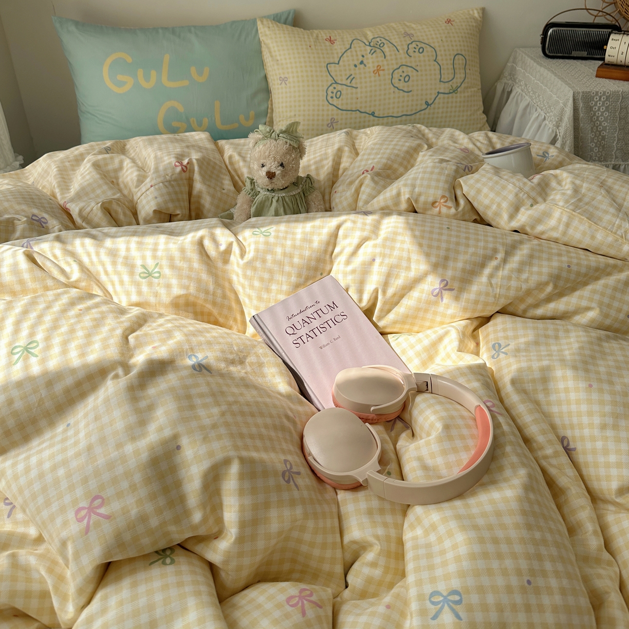 91家纺网 家纺一手货源 找家纺 （总）瑞莱 2026春季13372印花大版枕套甜酷风四件套