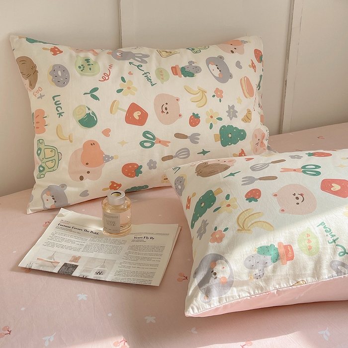 91家纺网 家纺一手货源 找家纺 瑞莱 2026新款全棉印花单被套系列 彩绘童话