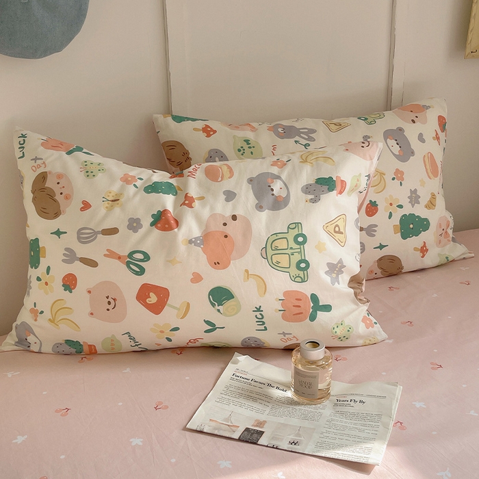 91家纺网 家纺一手货源 找家纺 瑞莱 2026新款全棉印花单被套系列 彩绘童话