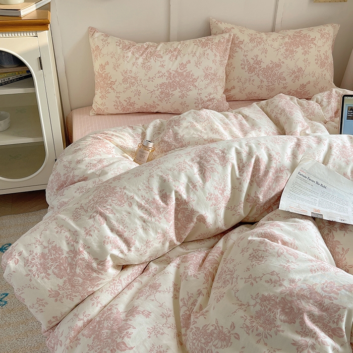 91家纺网 家纺一手货源 找家纺 瑞莱 2026新款全棉印花单被套系列 藤蔓花影