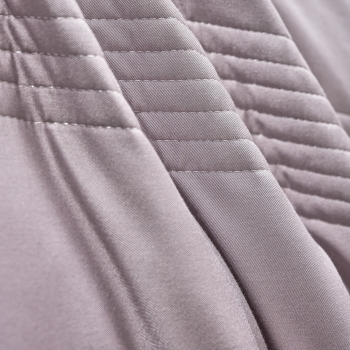 91家纺网 家纺一手货源 找家纺 岚吉家纺 2026新款莫代尔慕斯单床笠 床笠单件 床笠三件套 慕斯-紫灰