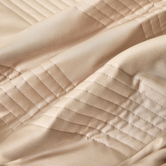 91家纺网 家纺一手货源 找家纺 岚吉家纺 2026新款莫代尔慕斯单床笠 床笠单件 床笠三件套 慕斯-卡其