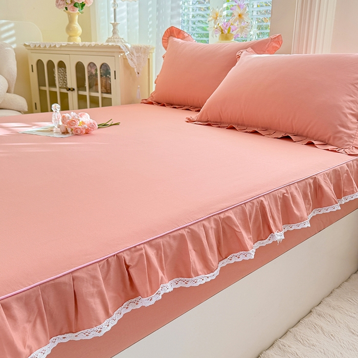 91家纺网 家纺一手货源 找家纺 （总）美达家纺 2026新款13372全棉素色单层床笠