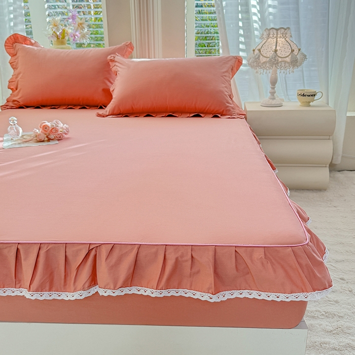 91家纺网 家纺一手货源 找家纺 （总）美达家纺 2026新款13372全棉素色单层床笠