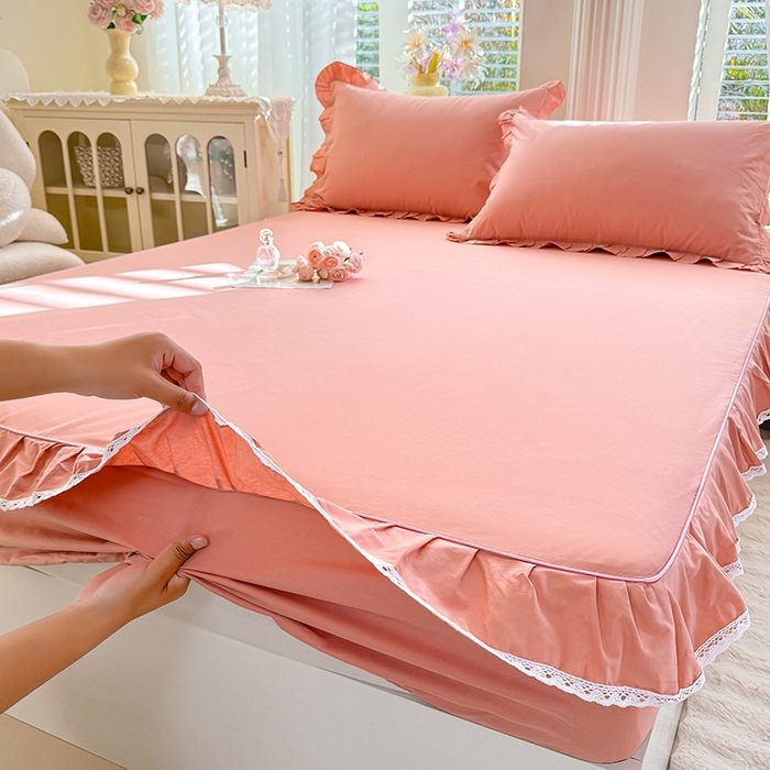 91家纺网 家纺一手货源 找家纺 （总）美达家纺 2026新款13372全棉素色单层床笠