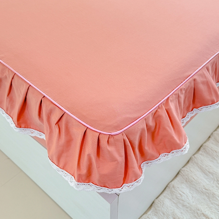 91家纺网 家纺一手货源 找家纺 （总）美达家纺 2026新款13372全棉素色单层床笠四件套