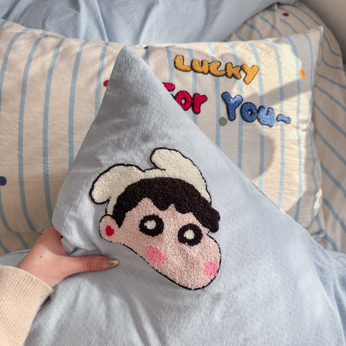 91家纺网 家纺一手货源 找家纺 （总）港岛妹妹 2026新款皱皱纱毛巾绣四件套（有买家秀）