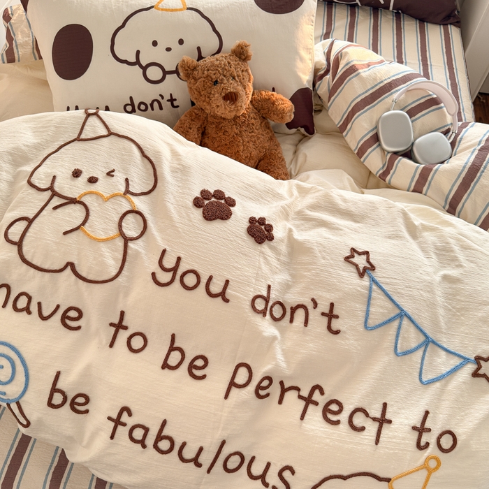 91家纺网 家纺一手货源 找家纺 （总）海岛哥哥 2026新款皱皱纱毛巾绣四件套-含买家秀