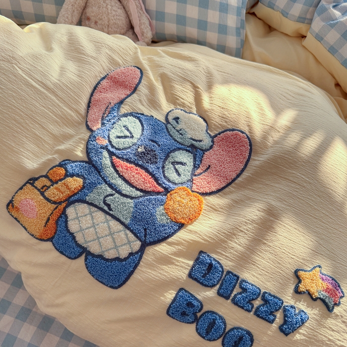 91家纺网 家纺一手货源 找家纺 海岛哥哥 2026新款皱皱纱毛巾绣四件套-含买家秀 考拉迪宝