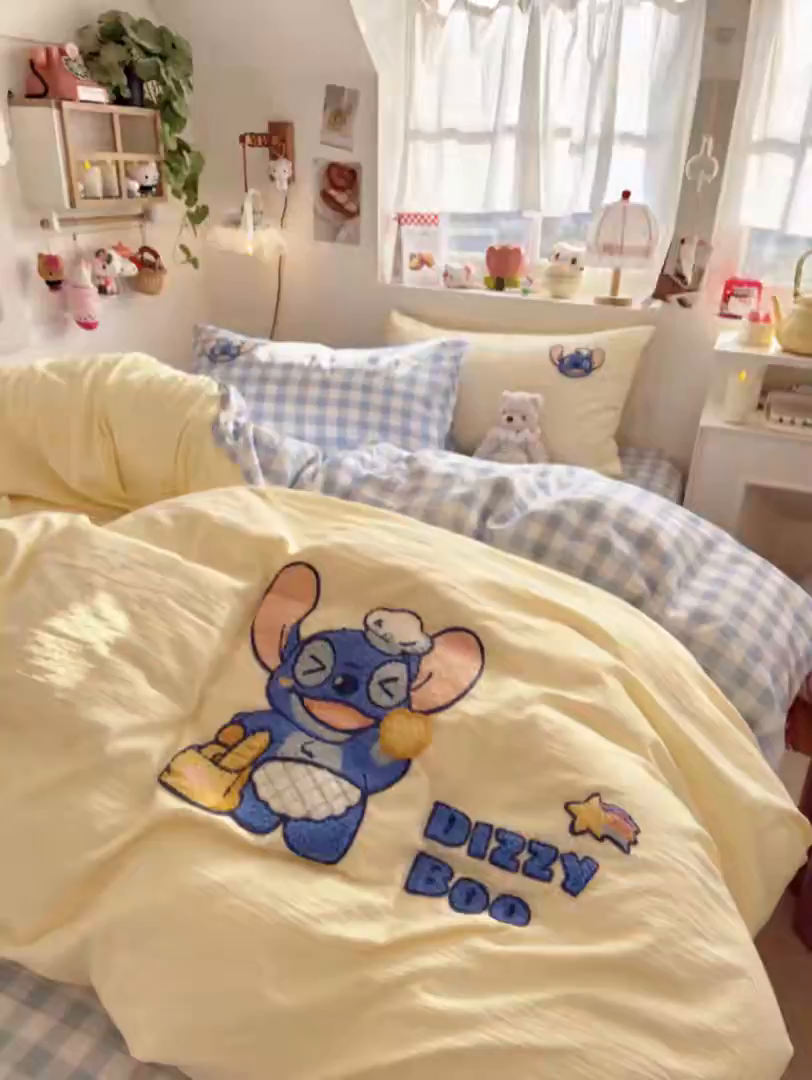 91家纺网 家纺一手货源 找家纺 海岛哥哥 2026新款皱皱纱毛巾绣四件套-含买家秀 考拉迪宝