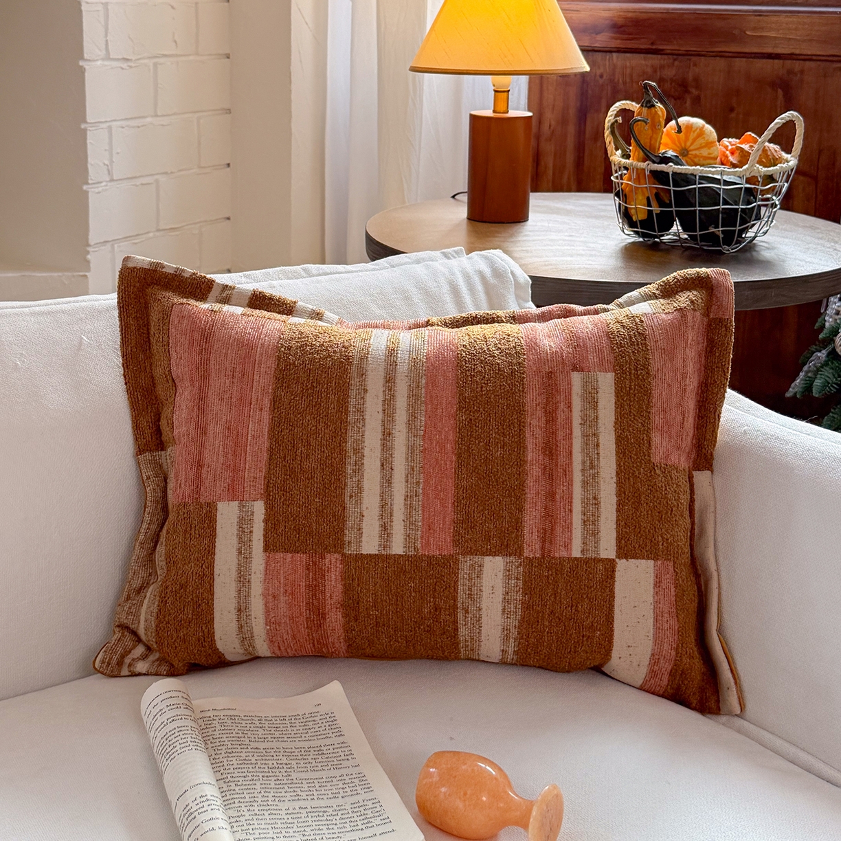 美茉家居 2026新款阡陌角落抱枕组合 阡陌长枕