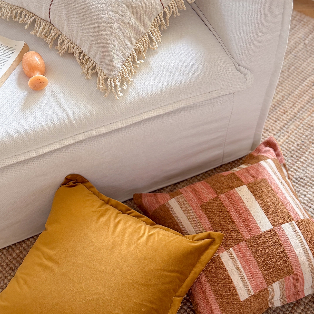 91家纺网 家纺一手货源 找家纺 美茉家居 2026新款阡陌角落抱枕组合 阡陌方枕