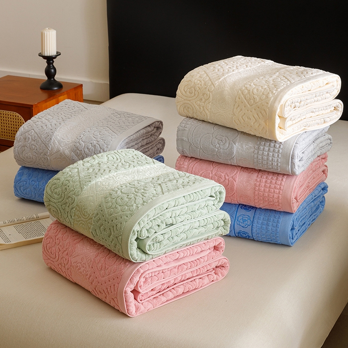 91家纺网 家纺一手货源 找家纺 悦然毛巾被 2026新款全棉老式毛巾被夏被空调毯 组合